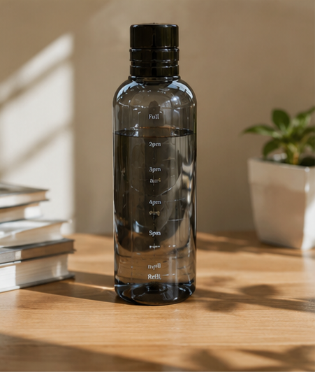 Motivational Time Marker Water Bottle