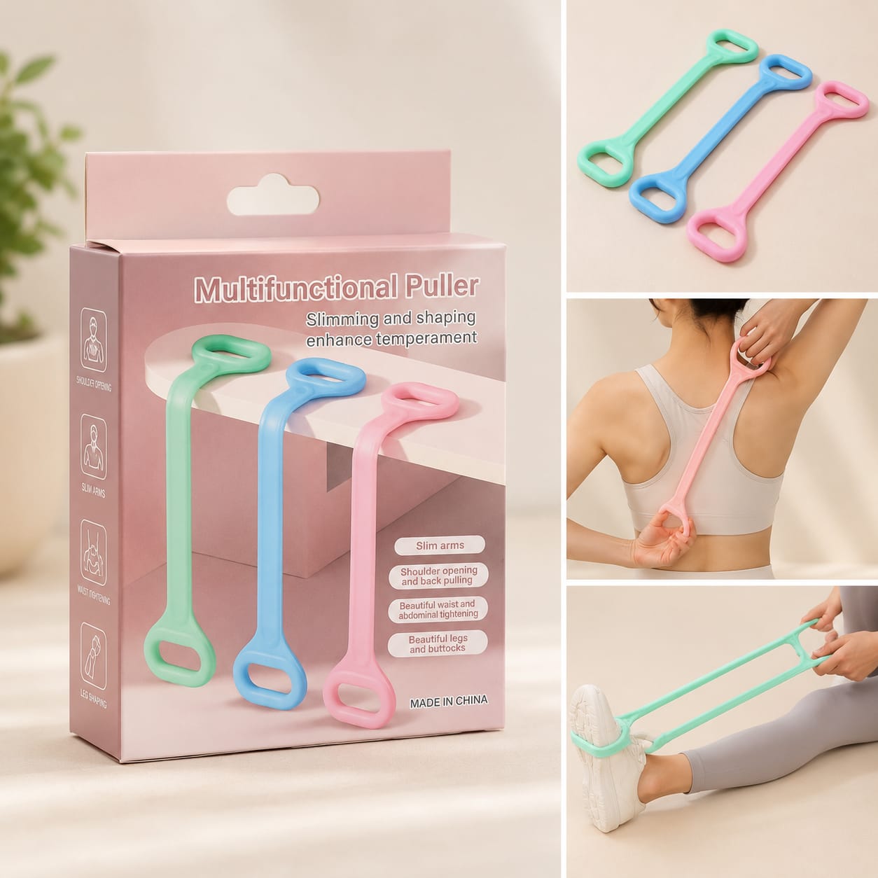 Multifunctional Stretching Resistance Puller – Full Body Exercise Band