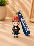 Anime Pain Character PVC Keychain with Silicone Wrist Strap