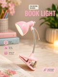 LED Clip-On Book Reading Light – Flexible Neck Portable Reading Lamp