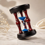 Wooden Sand Timer Hourglass – Blue Sand | Elegant Home & Office Decor