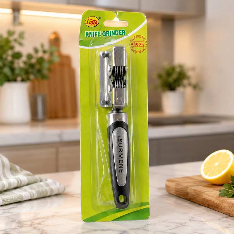 Manual Knife Sharpener & Grinder – Single Piece