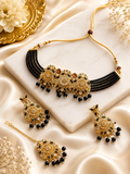 Elegant Black Beads Jewelry Set