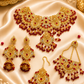 Elegant Red Beads Bridal Jewelry Set
