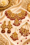 Elegant Red Beads Bridal Jewelry Set