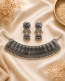 Vintage Silver Oxidized Jewelry Set