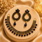 Elegant Black Crystal Jewelry Set