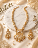 Elegant Pearl Crystal Jewelry Set
