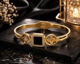 Luxury Gold Plated Designer Cuff Bracelet